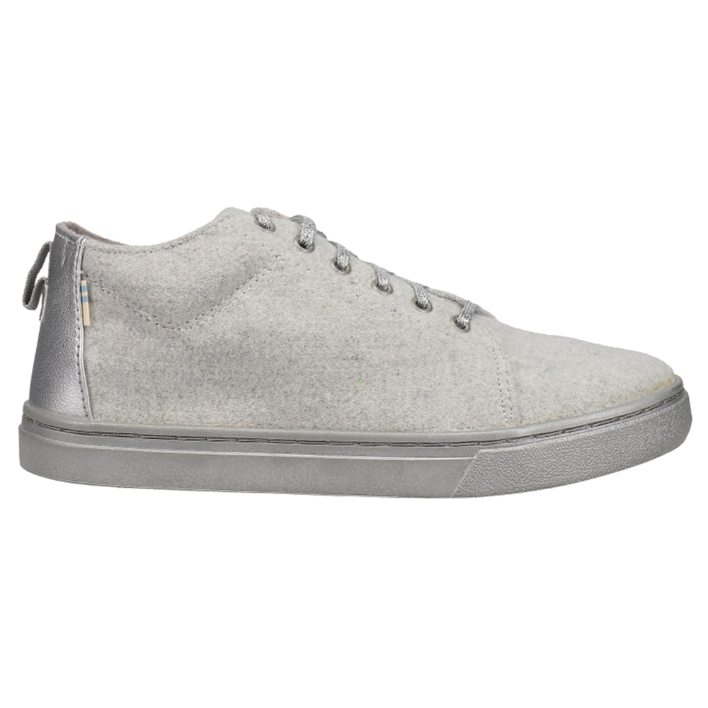 Shop Grey Girls TOMS Lenny Mid Lace Up Sneakers (Little Kid-Big Kid) –  Shoebacca