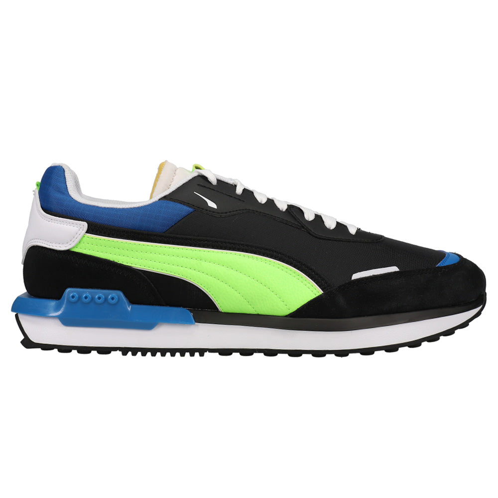 Shop Black, Blue, Green Mens Puma City Rider Electric Lace Up Sneakers –  Shoebacca