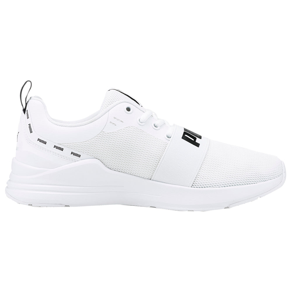 Shop White Mens Puma Wired Run Signature Running Shoes – Shoebacca