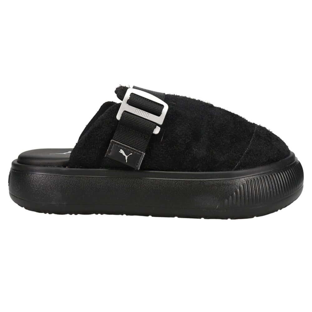 Shop Black Womens Puma Suede Mayu Mule Platform Sneakers – Shoebacca