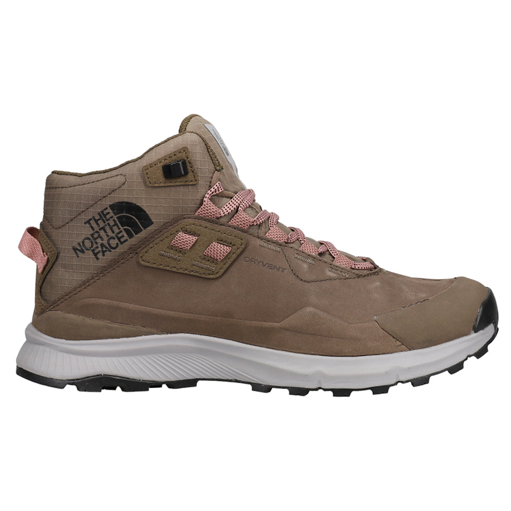 Shop Brown Womens The North Face Craigstone Leather Mid WP Hiking Boots –  Shoebacca