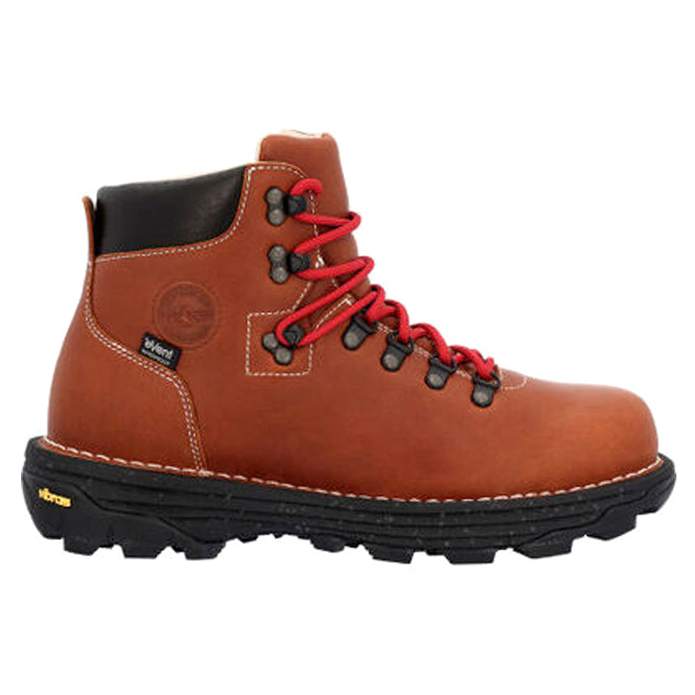 Shop Brown Womens Rocky Rampage Lace Up Waterproof Hiking Boots – Shoebacca