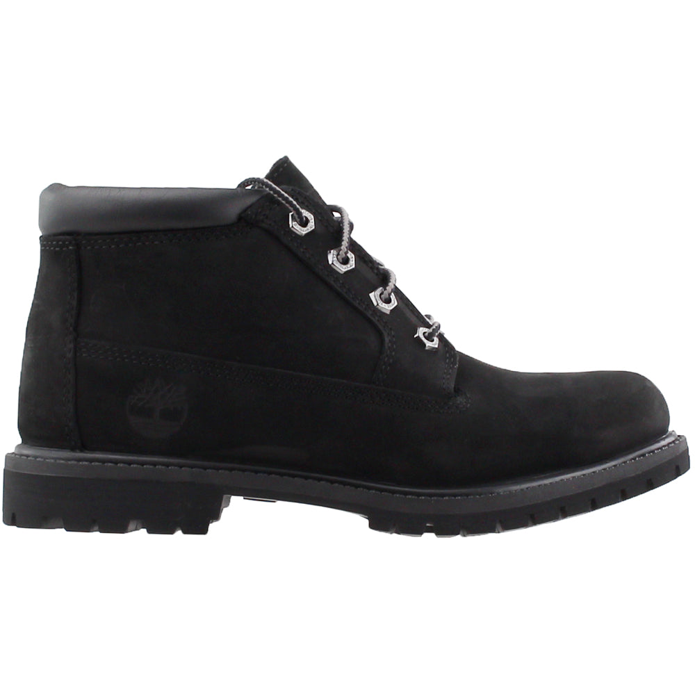Shop Black Womens Timberland Nellie Waterproof Lace Up Boots – Shoebacca