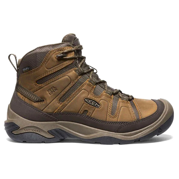 Shop Brown Mens Keen Circadia Mid Waterproof Hiking Boots Shoebacca