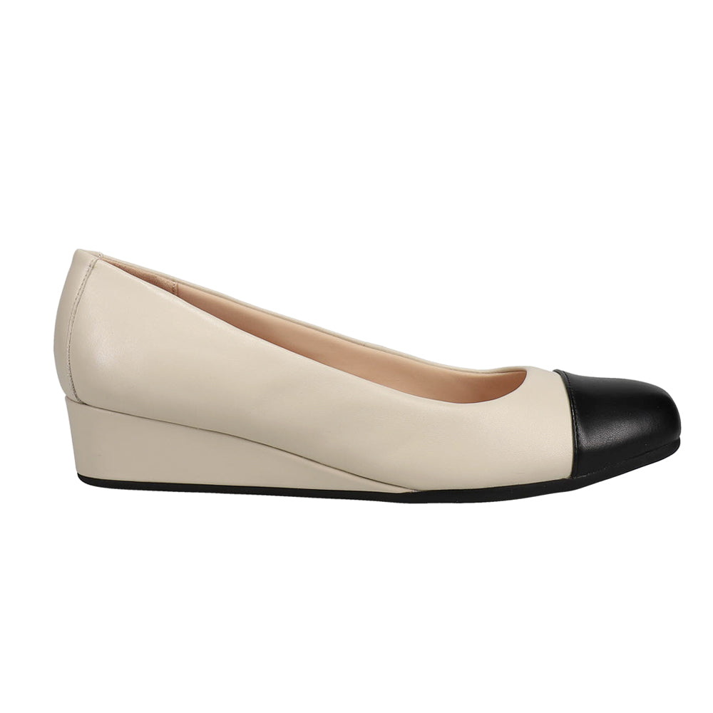 Shop Beige, Black Womens Easy Spirit Gracey Square Toe Wedge Pumps