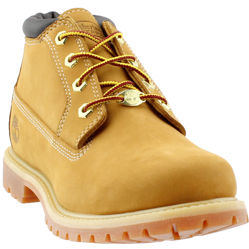 Shop Beige Womens Timberland Nellie Waterproof Lace Up Boots – Shoebacca