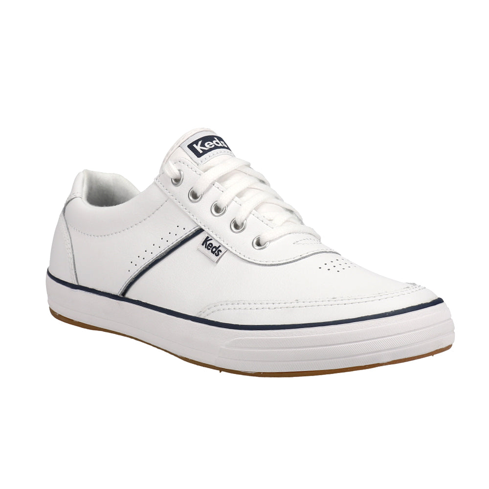 Shop White Womens Keds Courty II Leather Lace Up Sneakers – Shoebacca